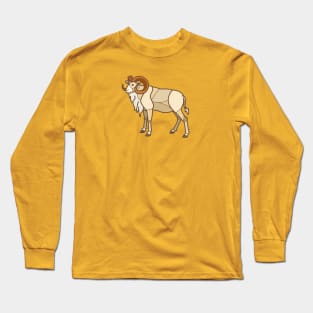 Geometric Ram Long Sleeve T-Shirt